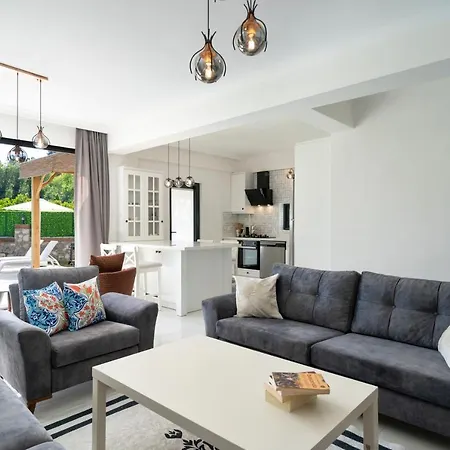 Villa Muestakil Yuezme Havuzlu Genis Bahceli Villa Loft *